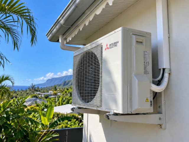 Installation de climatisation moderne dans un intérieur
